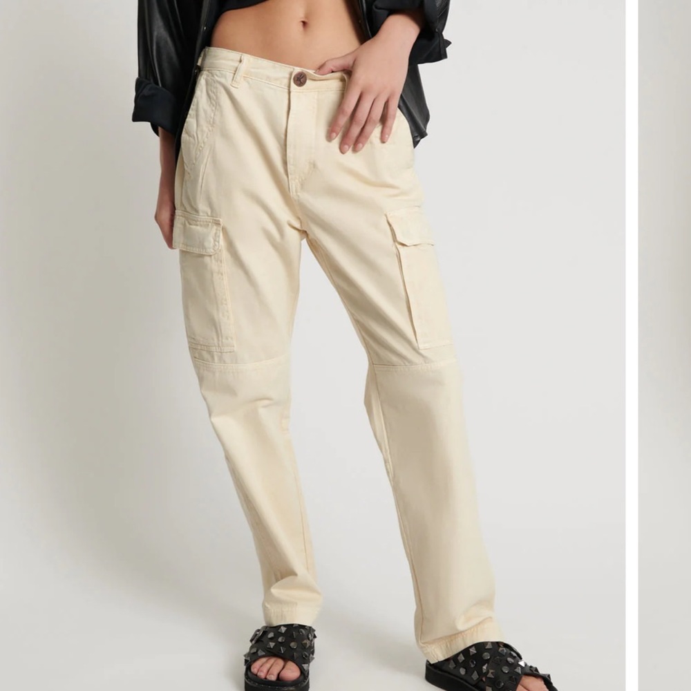 One Teaspoon SAND CARGO MOTION Women’s PANTS Sand‎ Size 28